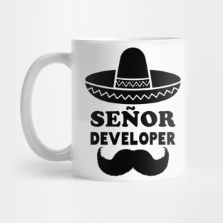 Señor Developer (Senior Developer) - Black Mug